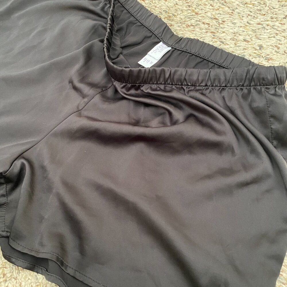 Women's Silk Pajama Shorts - Picture 3 of 5
